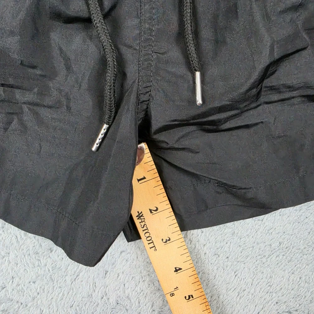 Ron Dorff Swim Shorts Mens S Black Recycled Polyester Drawstring Mesh Liner 3